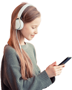 NEWprofilegirlwheadphones